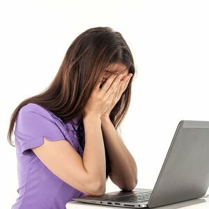 girl-computer-notebook-white-background
